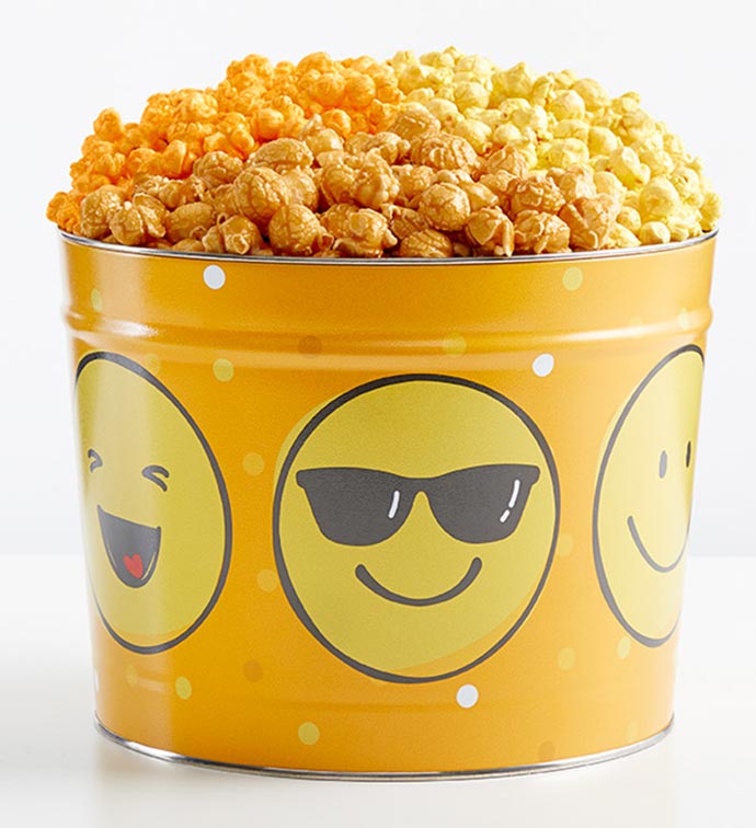 Make You Smile 2 Gallon Popcorn Tins